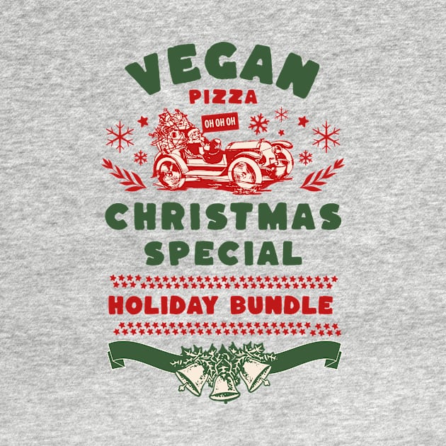 Vegan Pizza Christmas Special, Vegan Christmas 2023 by KindWanderer